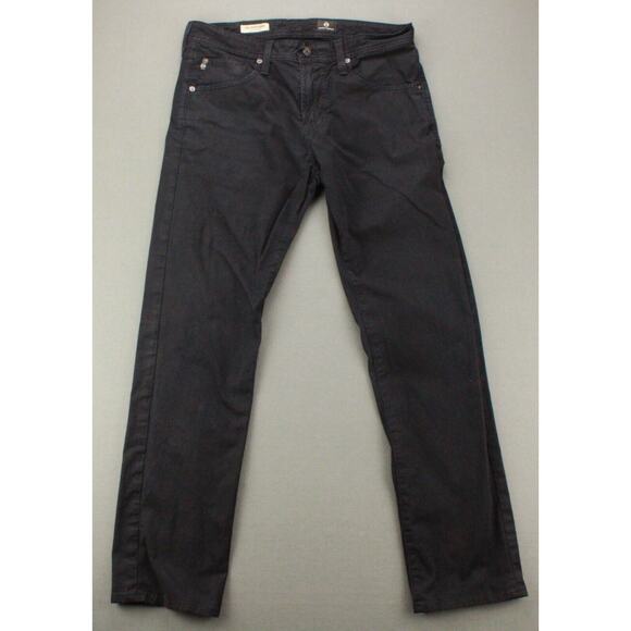 Ag Adriano Goldschmied Other - Adriano Goldschmied Jeans Mens 32 Matchbox Slim Straight Dark Wash Actual 35x31